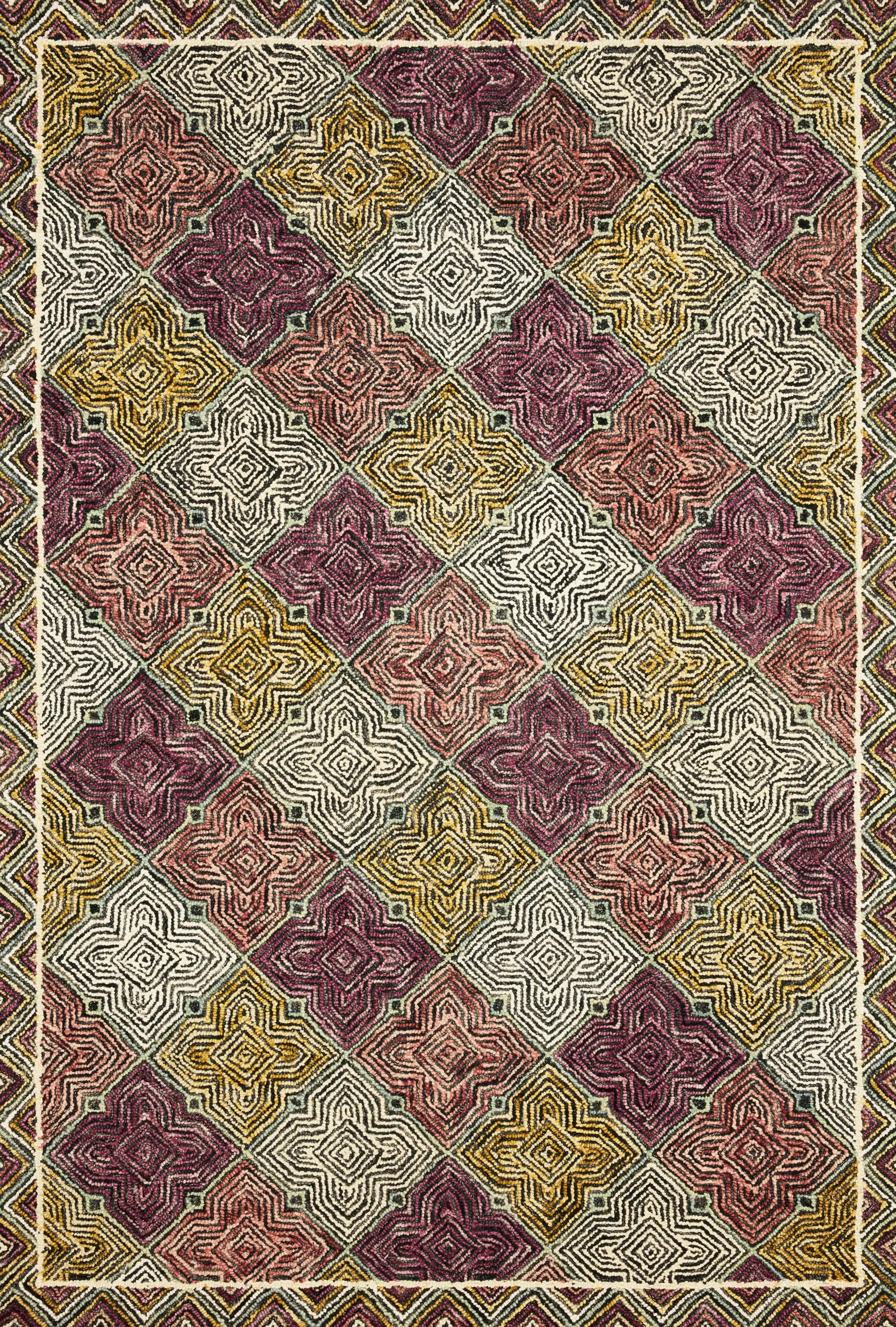 Spectrum SPE-03 Charcoal / Multi Area Rug by Loloi
