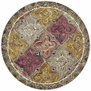 The Spectrum SPE-03 Charcoal / Multi Area Rug brings deep charcoal and vibrant multi-toned character and geometric and eclectic flair to your home in a hooked wool area rug
