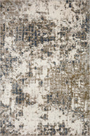 Finished in distinctive pewter and earthy olive tones with abstract styling, the Spirit SPI-01 Pewter / Olive Area Rug is a power-loomed 100% polypropylene area rug for modern living