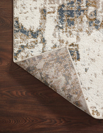 Finished in distinctive pewter and earthy olive tones with abstract styling, the Spirit SPI-01 Pewter / Olive Area Rug is a power-loomed 100% polypropylene area rug for modern living