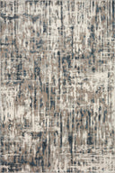 A power-loomed 100% polypropylene area rug with abstract design in grounding stone and calming blue hues, the Spirit SPI-02 Stone / Blue Area Rug is a standout in any décor