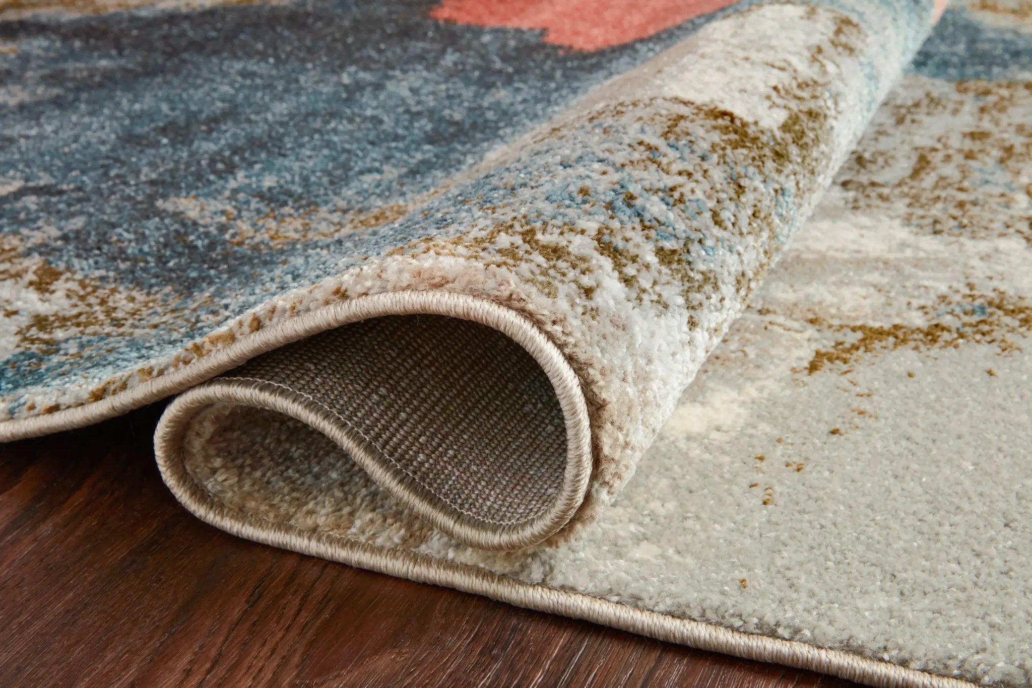 Spirit SPI-05 Stone / Multi Area Rug by Loloi