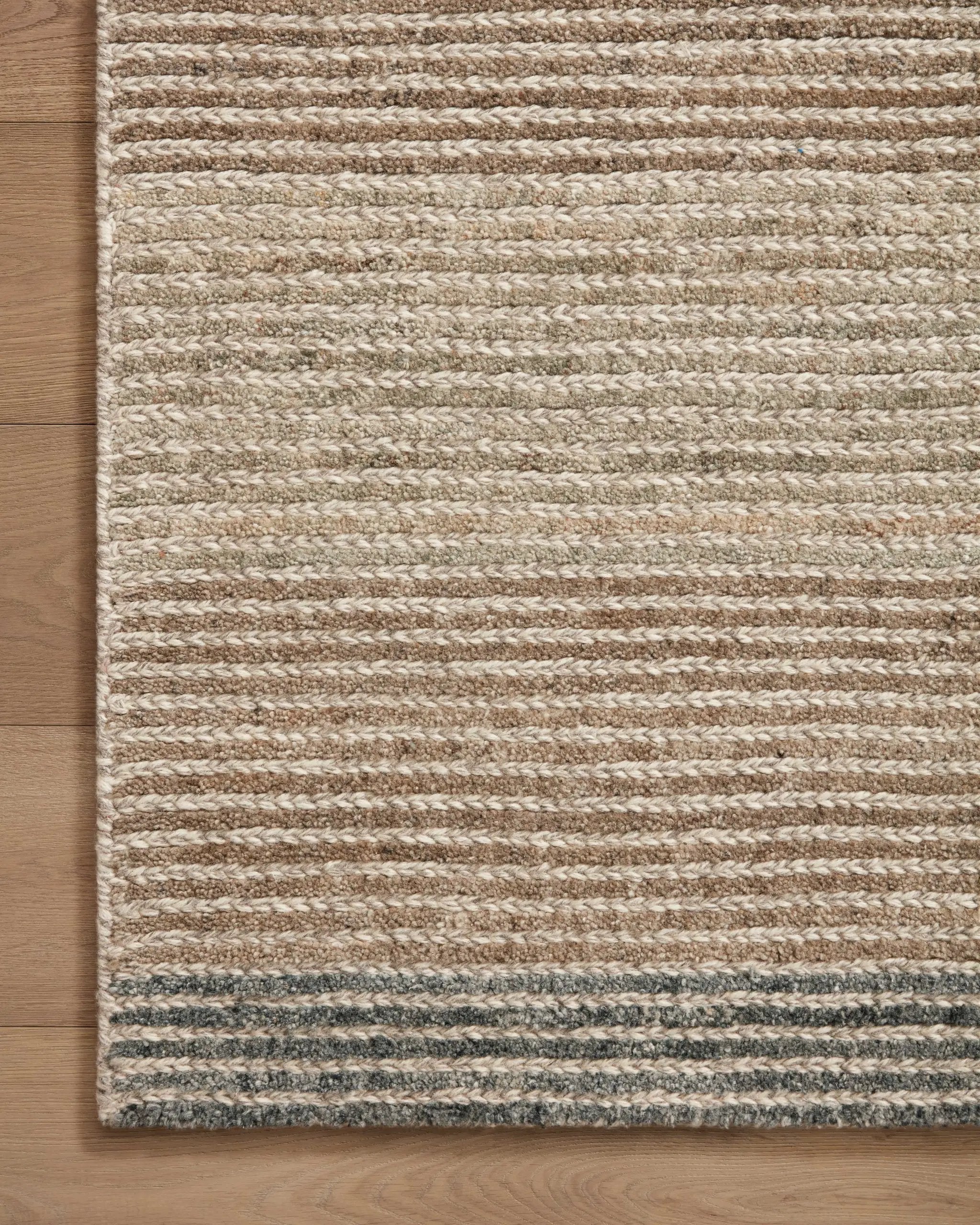 Stiles STI-01 Beige / Slate Area Rug by Loloi