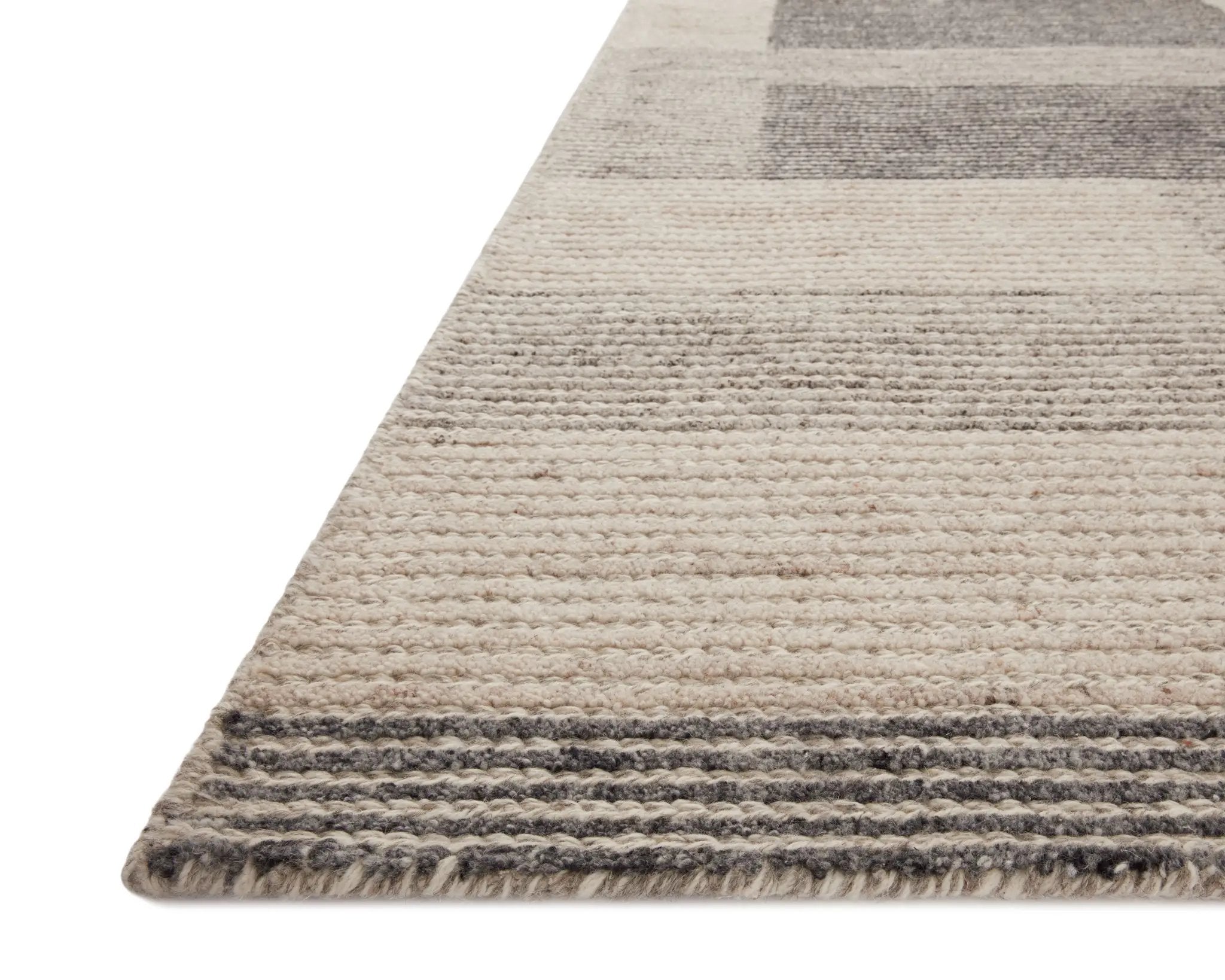 Stiles STI-01 Dove / Ink Area Rug by Loloi