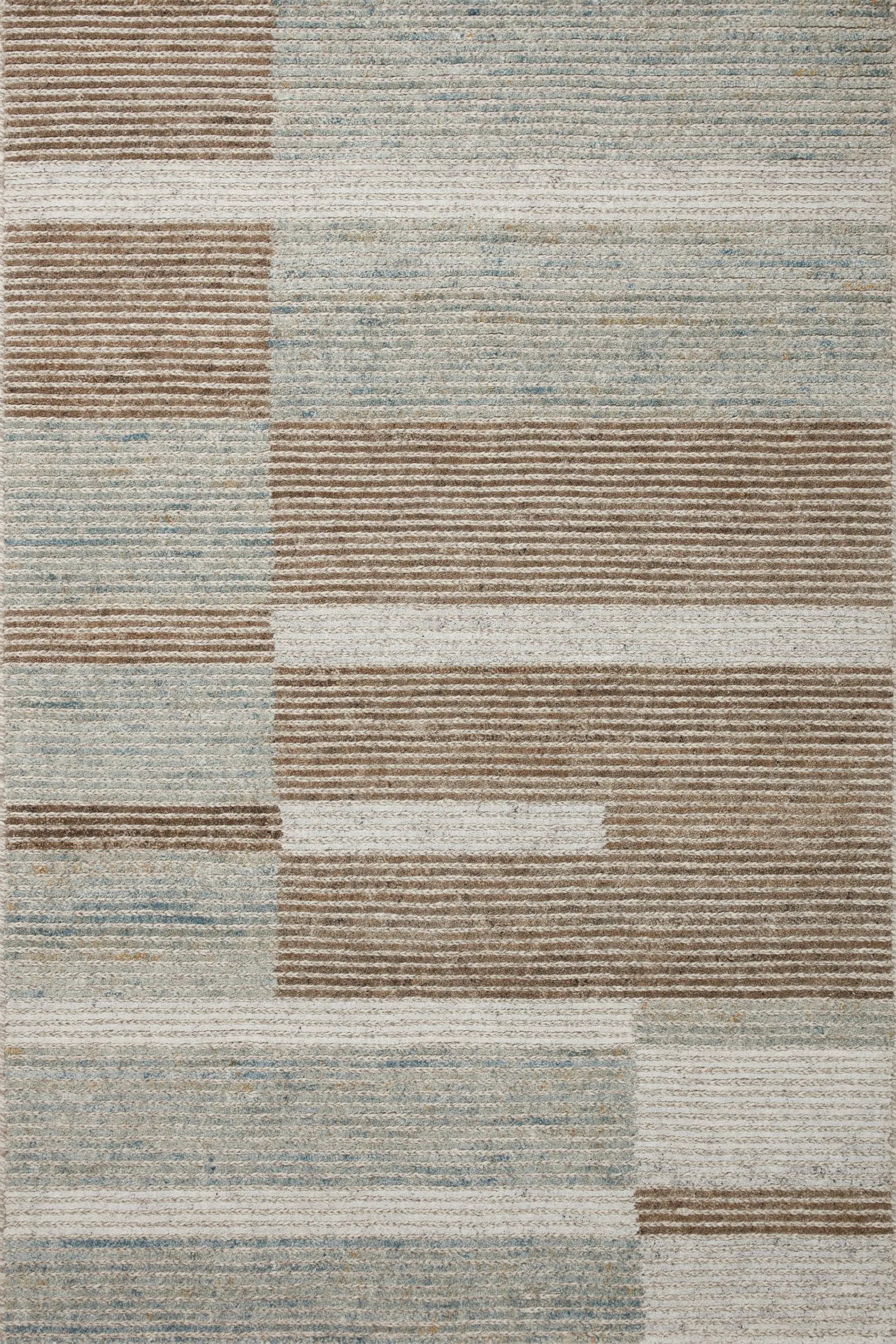Stiles STI-02 Tobacco / Lagoon Area Rug by Loloi