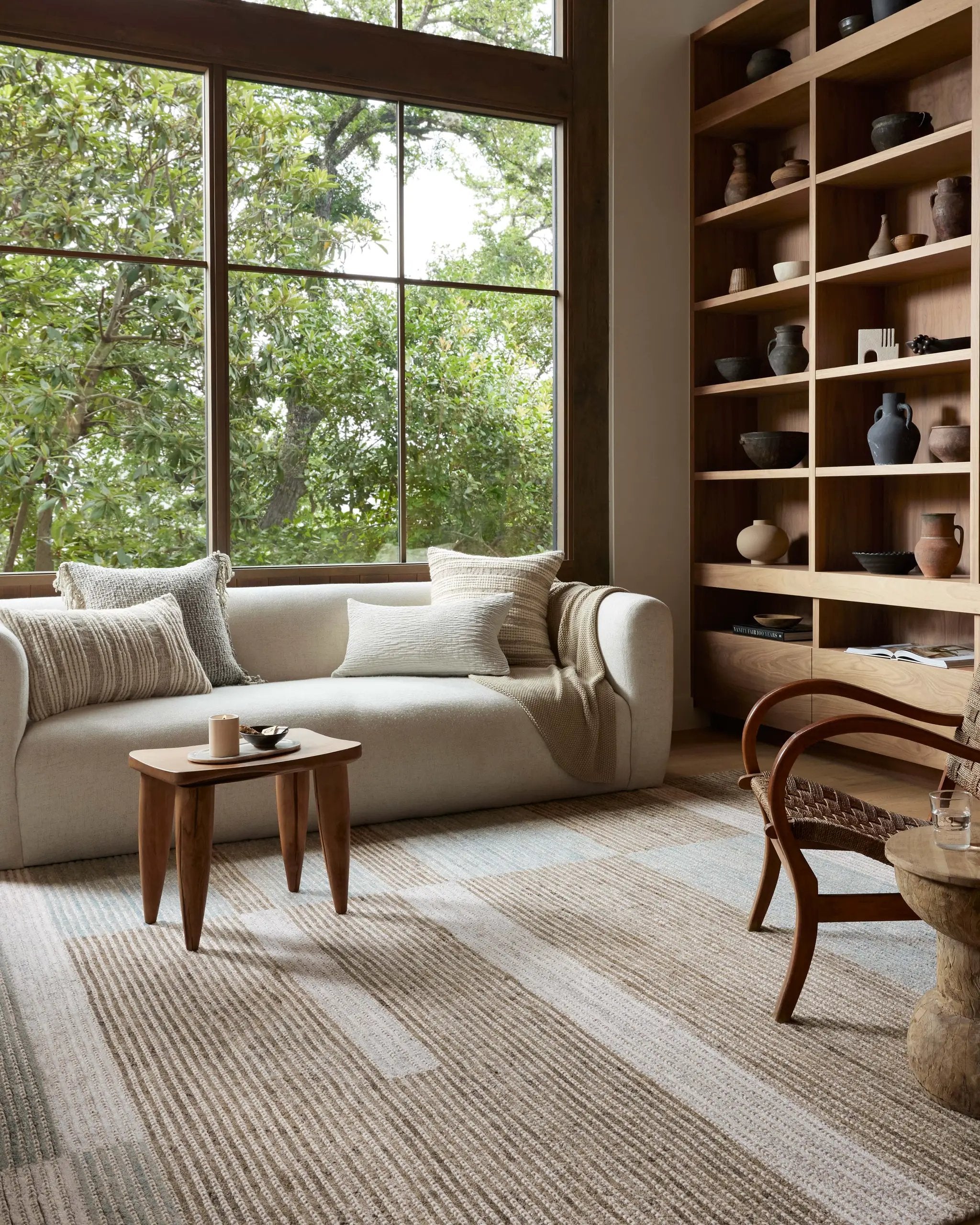 Stiles STI-02 Tobacco / Lagoon Area Rug by Loloi