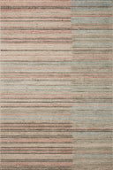 The Stiles STI-03 Beige / Multi Area Rug showcases warm beige and vibrant multi-toned tones in a hand-tufted 100% wool area rug with colorblock and ribbed style
