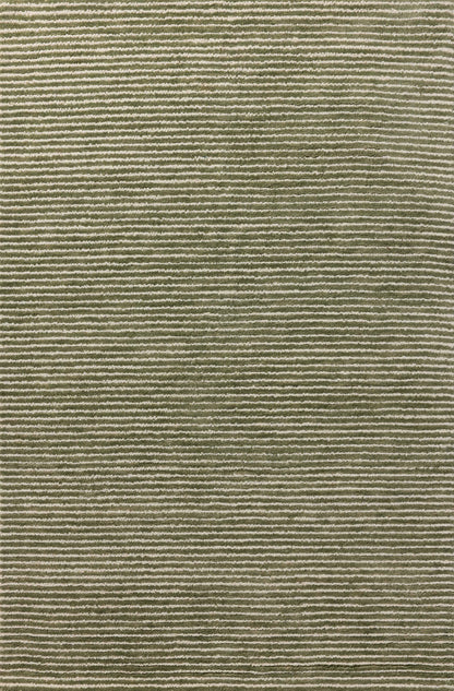 A stunning hand-tufted wool area rug, the Sunday SUN-01 Olive / Ivory Area Rug features earthy olive and refined ivory tones for a polished look