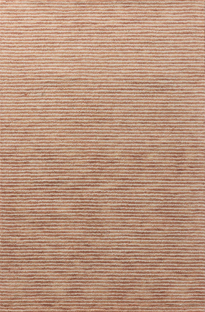 The Sunday SUN-01 Terracotta / Ivory Area Rug delivers rich terracotta and refined ivory beauty in a hand-tufted wool area rug