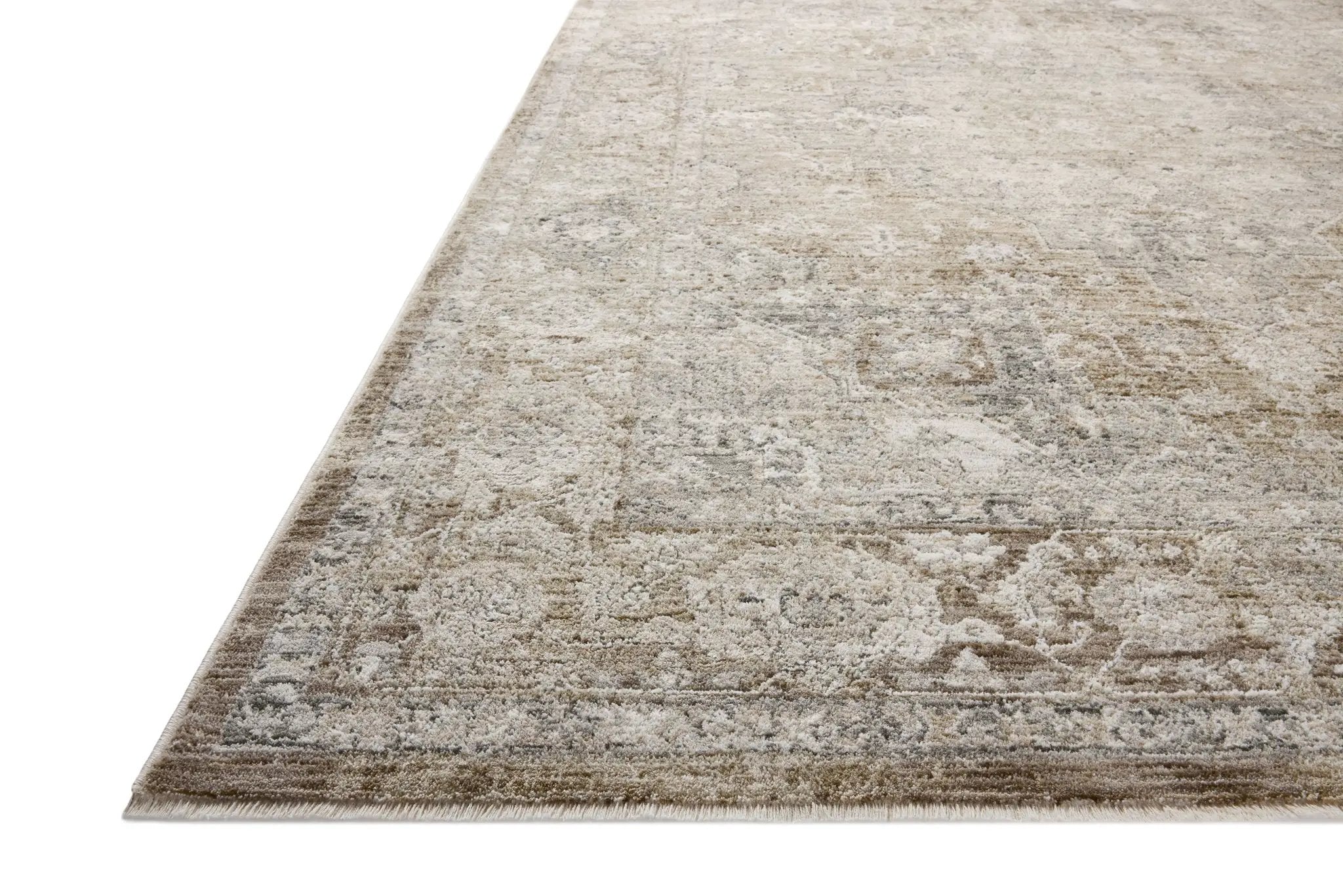 Tabitha TAI-01 Khaki / Slate Area Rug by Loloi