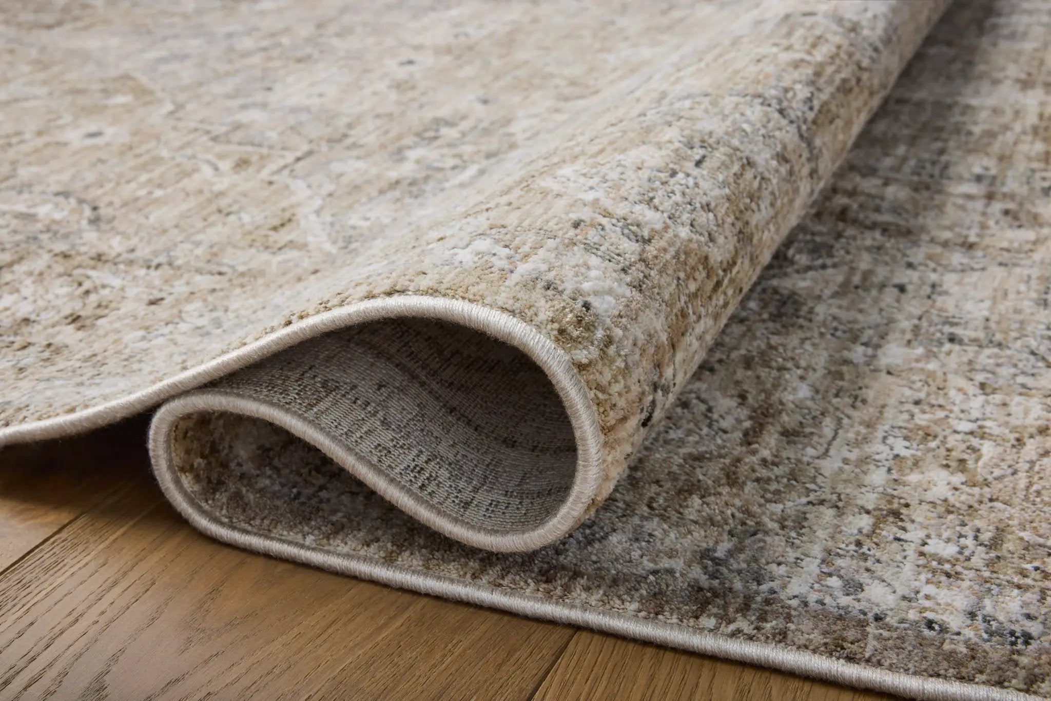 Tabitha TAI-01 Khaki / Slate Area Rug by Loloi