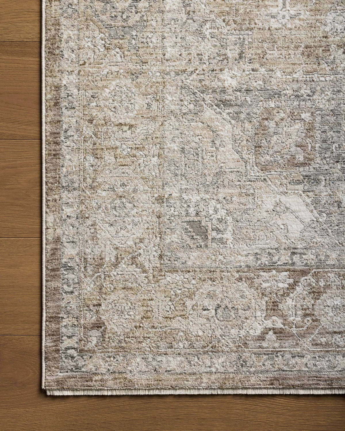Tabitha TAI-01 Khaki / Slate Area Rug by Loloi