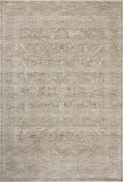 A power-loomed polyester area rug with traditional flair in calming sage and refined ivory tones, the Tabitha TAI-02 Sage / Ivory Area Rug anchors any room