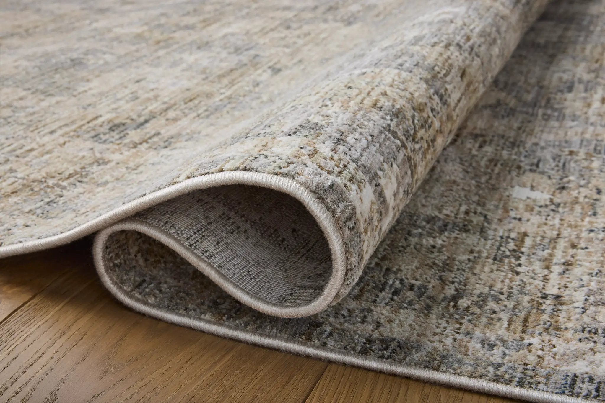 Tabitha TAI-04 Slate / Natural Area Rug by Loloi