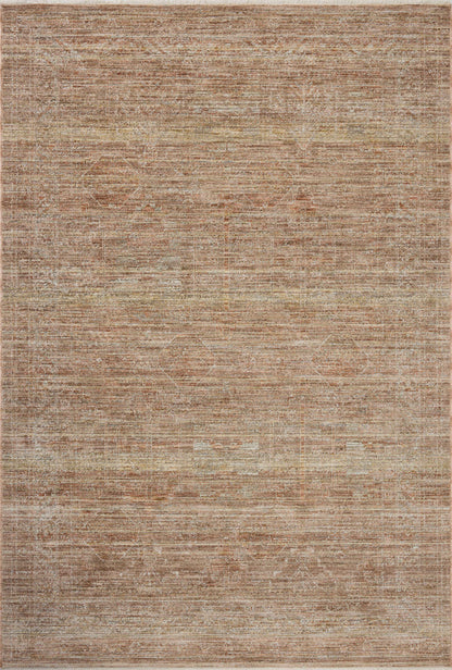 A stunning power-loomed polyester area rug with traditional detail, the Tabitha TAI-05 Clay / Natural Area Rug features earthy clay and warm natural tones for a polished look