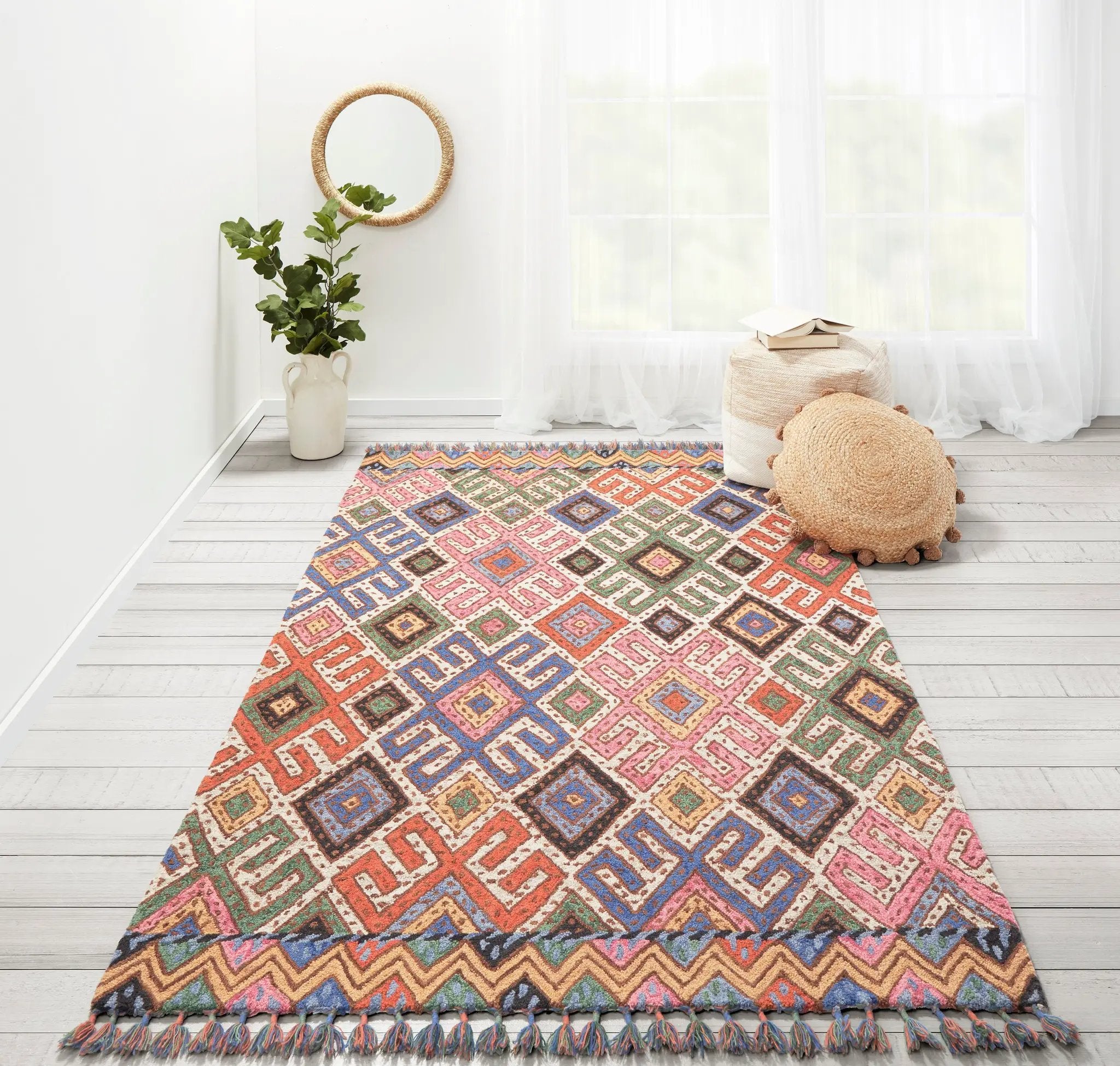 Tahoe TA-01 Multicolor Area Rug by Momeni