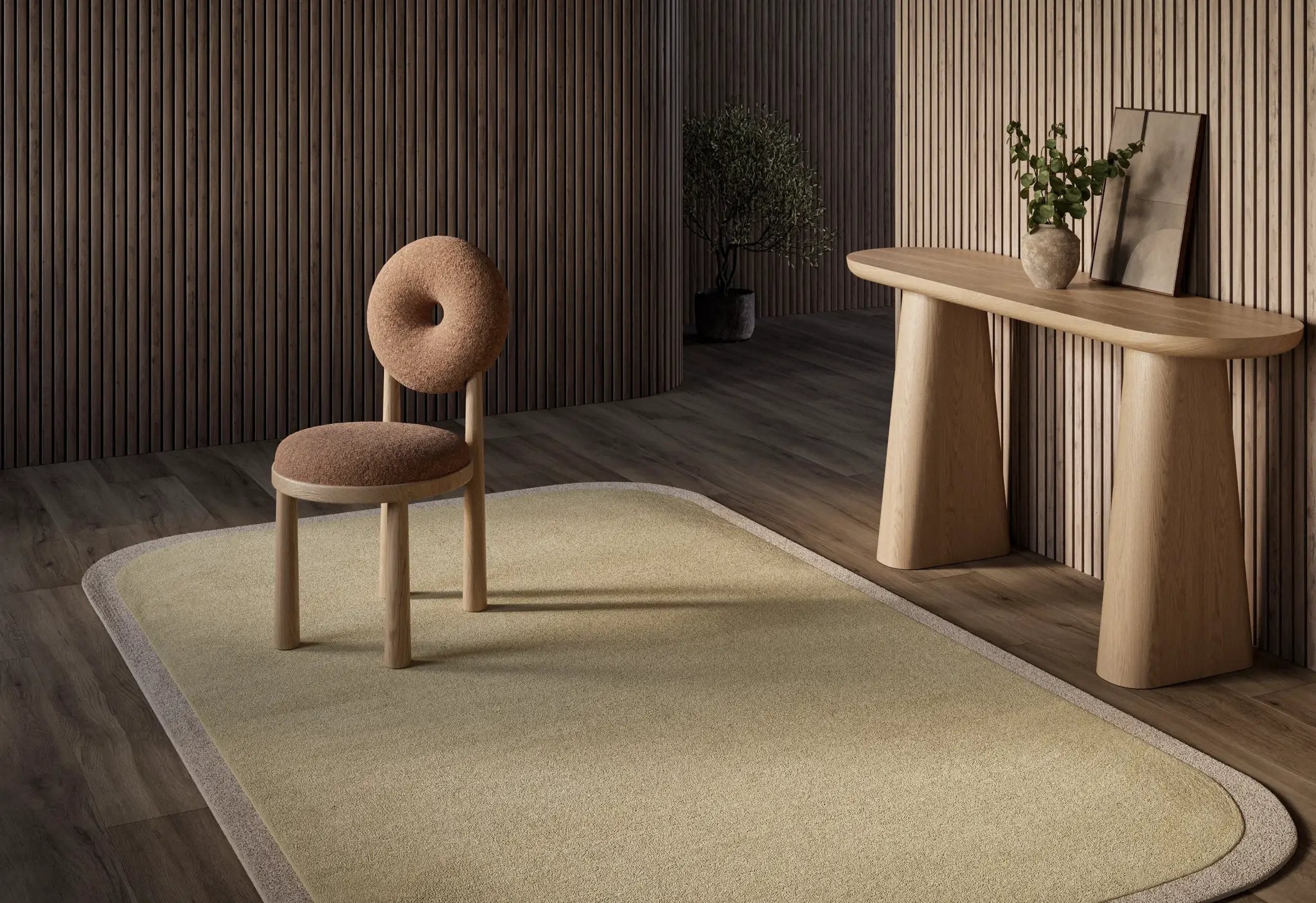 Tallulah TAL-1 Beige Area Rug by Novogratz by Momeni