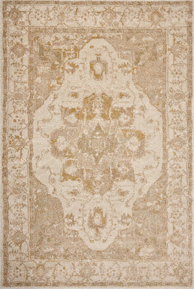 The Tamryn TAM-02 Natural / Blush Area Rug blends warm natural and delicate blush tones into a power-loomed 100% polypropylene area rug with timeless appeal