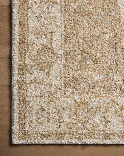The Tamryn TAM-02 Natural / Blush Area Rug blends warm natural and delicate blush tones into a power-loomed 100% polypropylene area rug with timeless appeal