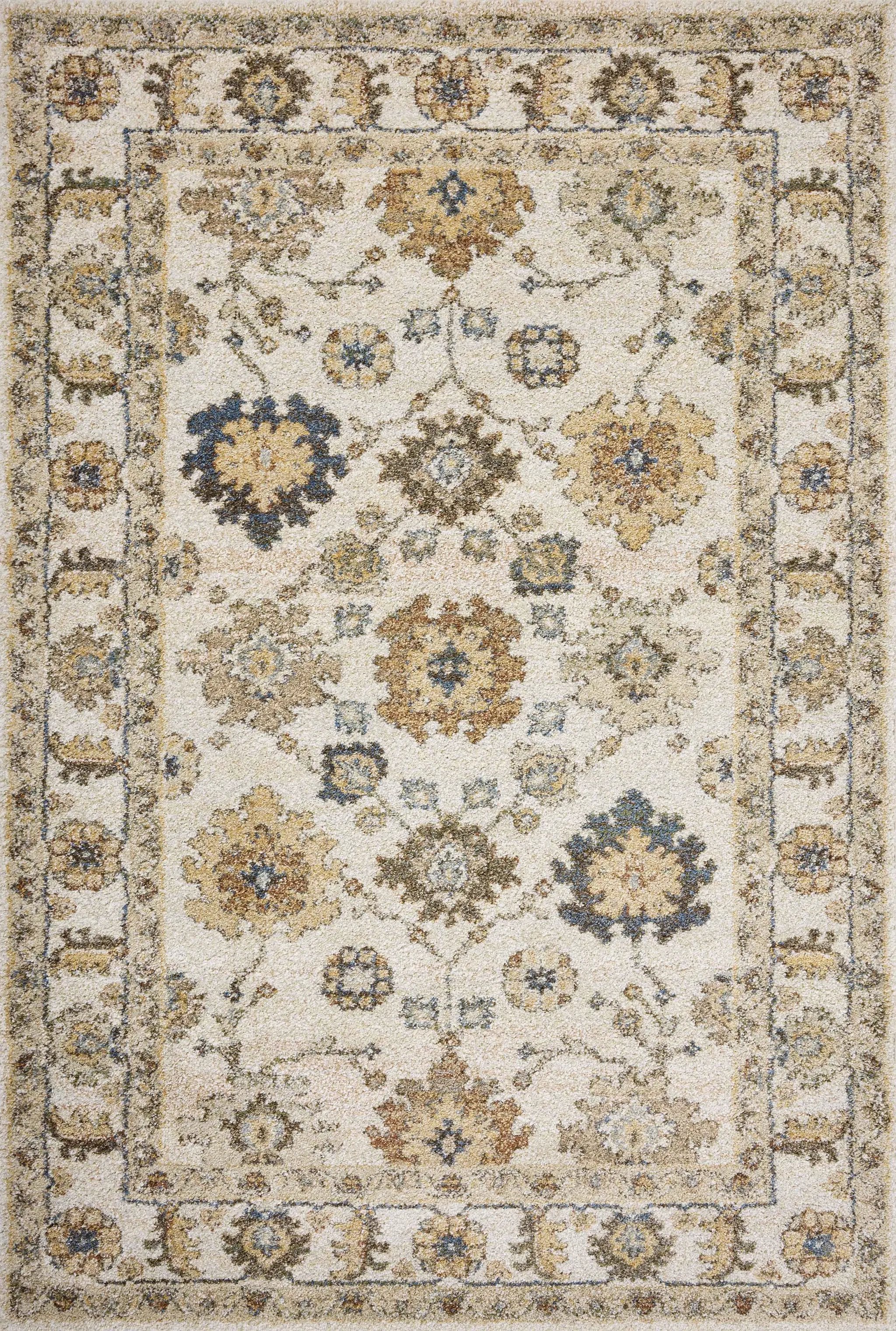 Tamryn TAM-03 Ivory / Multi Area Rug by Loloi