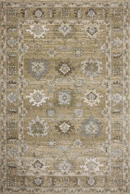 The Tamryn TAM-03 Sage / Stone Area Rug delivers calming sage and grounding stone beauty in a power-loomed 100% polypropylene area rug