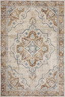 Designed in warm natural and vibrant multi-toned hues, the Tamryn TAM-04 Natural / Multi Area Rug is a power-loomed 100% polypropylene area rug that stands out