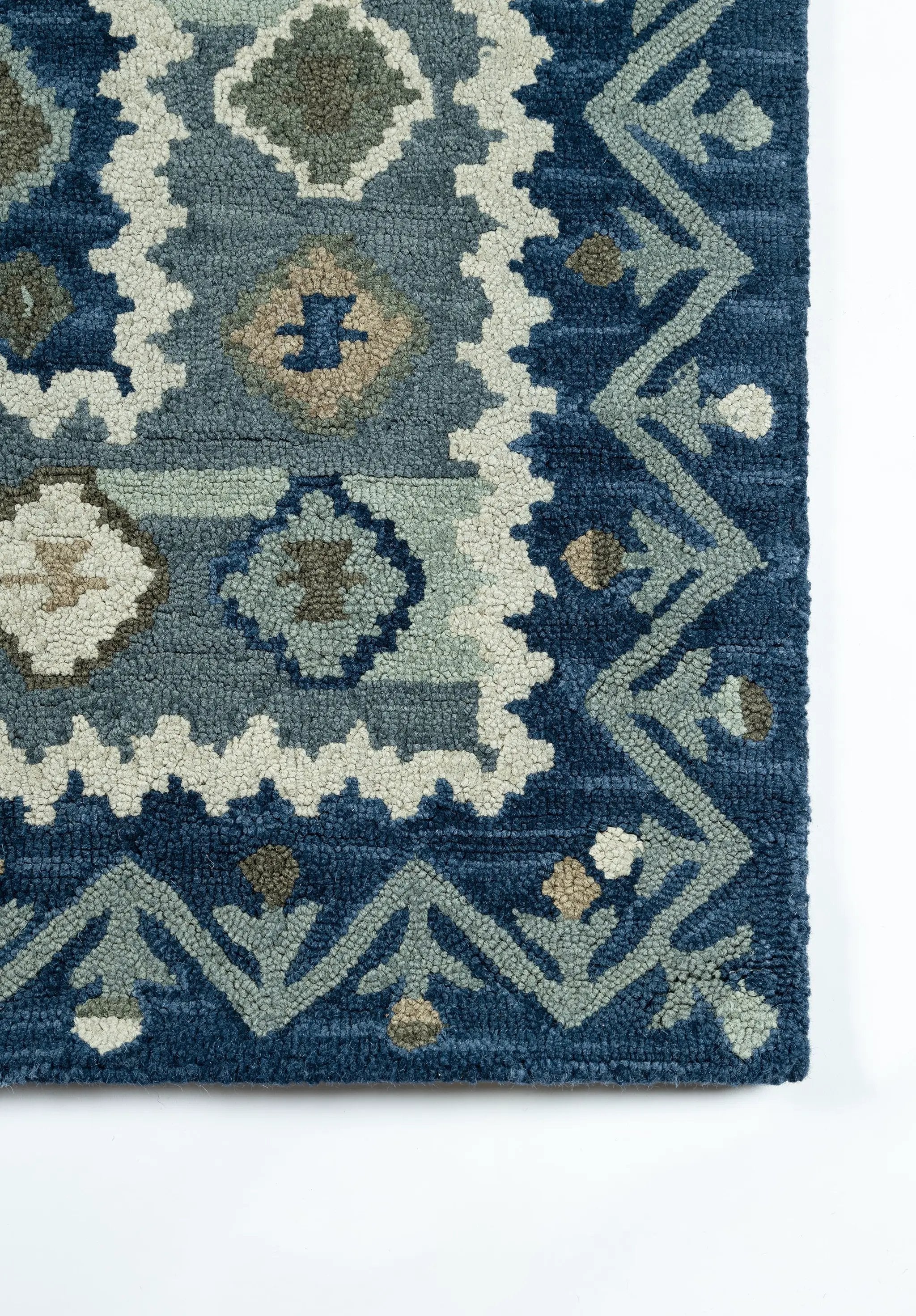 Tangier TAN-1 Blue Area Rug by Momeni