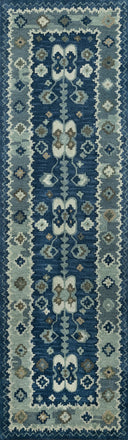 Momeni Tangier TAN-1 Blue Hand Tufted Area Rug