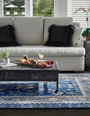 Momeni Tangier TAN-1 Blue Hand Tufted Area Rug