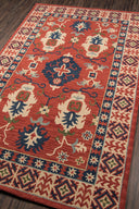 Momeni Tangier TAN-3 Red Hand Tufted Area Rug