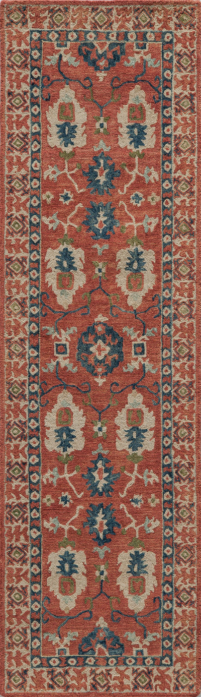 Momeni Tangier TAN-3 Red Hand Tufted Area Rug