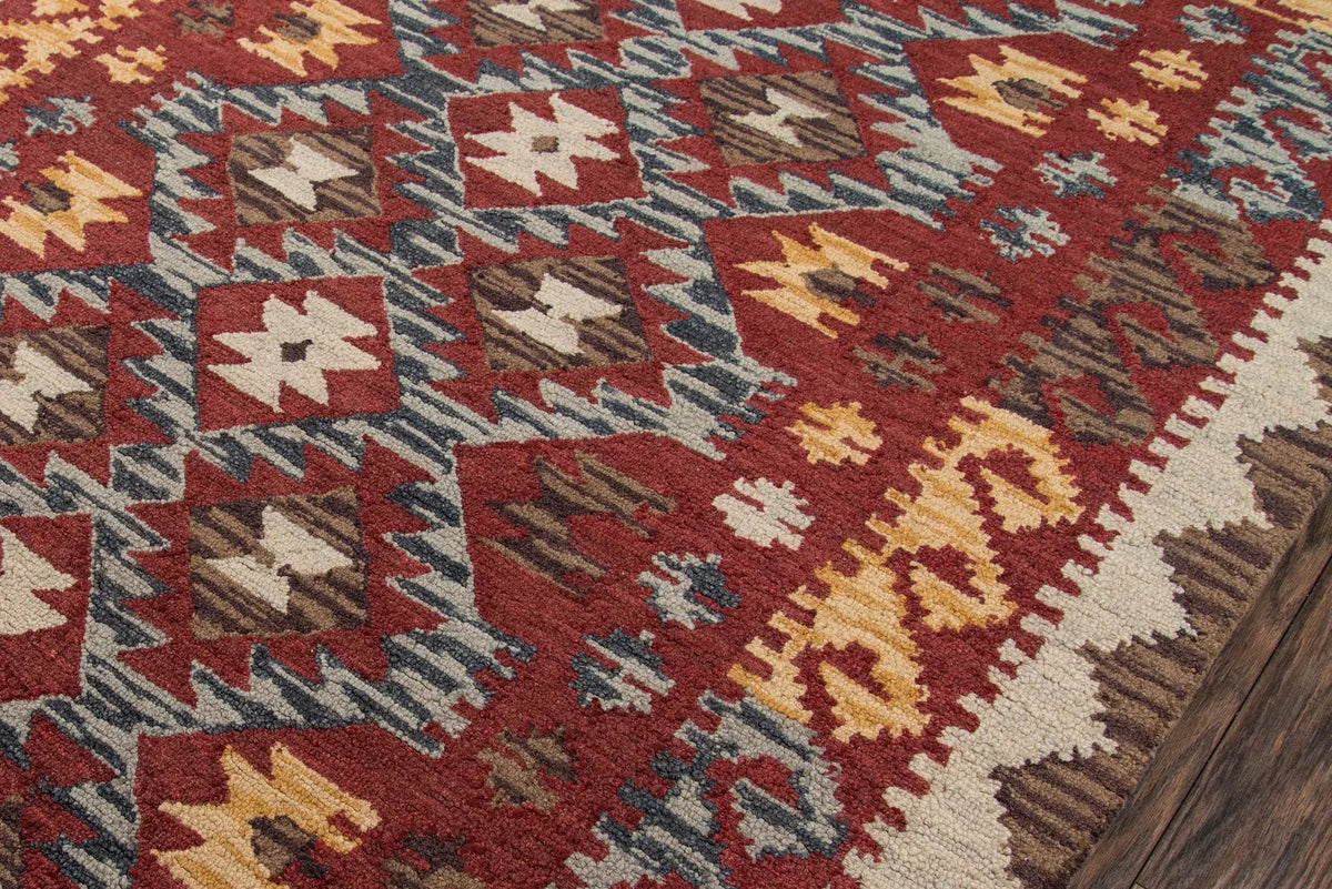Tangier TAN-7 Red Area Rug by Momeni