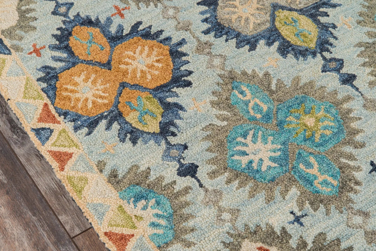 Tangier TAN-17 Blue Area Rug by Momeni