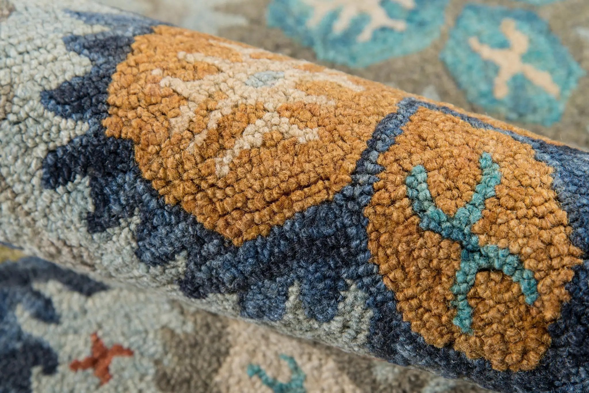 Tangier TAN-17 Blue Area Rug by Momeni