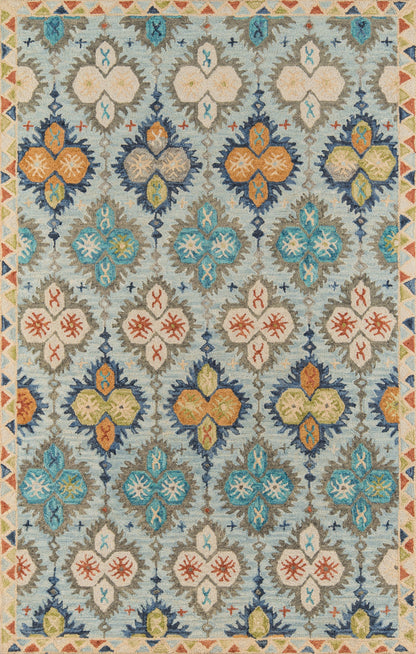 Momeni Tangier TAN17 Blue Hand Tufted Area Rug