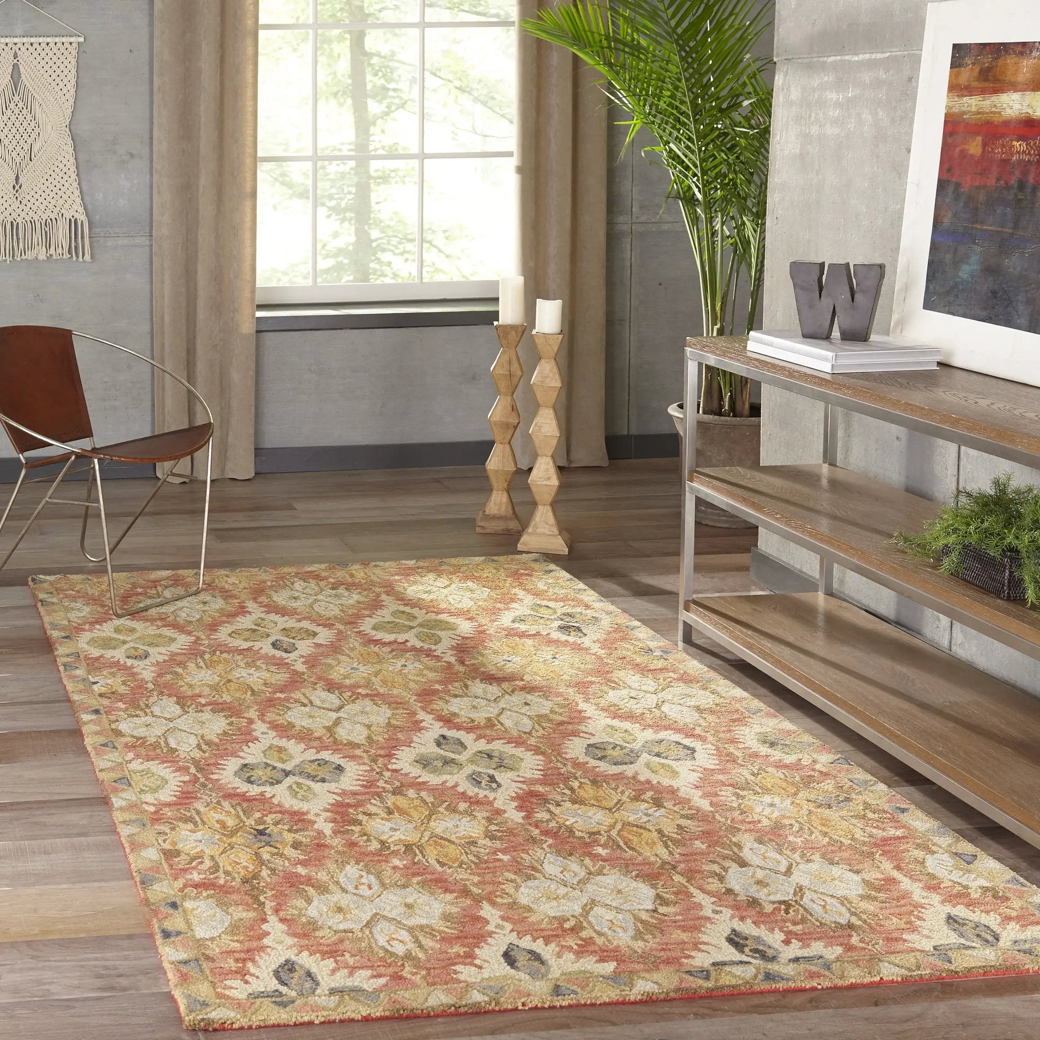 Tangier TAN-17 Red Area Rug by Momeni