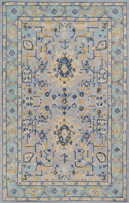 Momeni Tangier TAN30 Blue Hand Tufted Area Rug