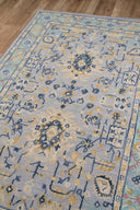 Momeni Tangier TAN30 Blue Hand Tufted Area Rug