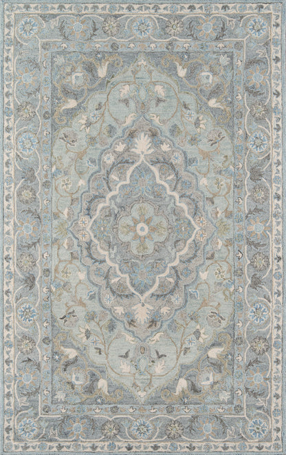 Momeni Tangier TAN33 Blue Hand Tufted Area Rug