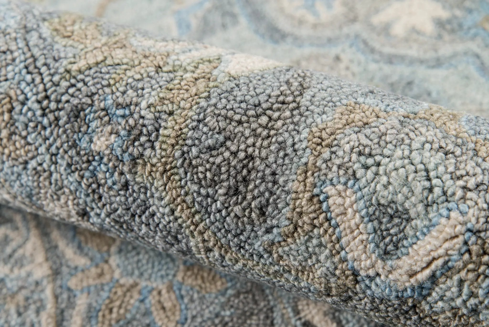 Tangier TAN-33 Blue Area Rug by Momeni