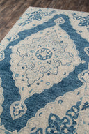 Momeni Tangier TAN36 Blue Hand Tufted Area Rug