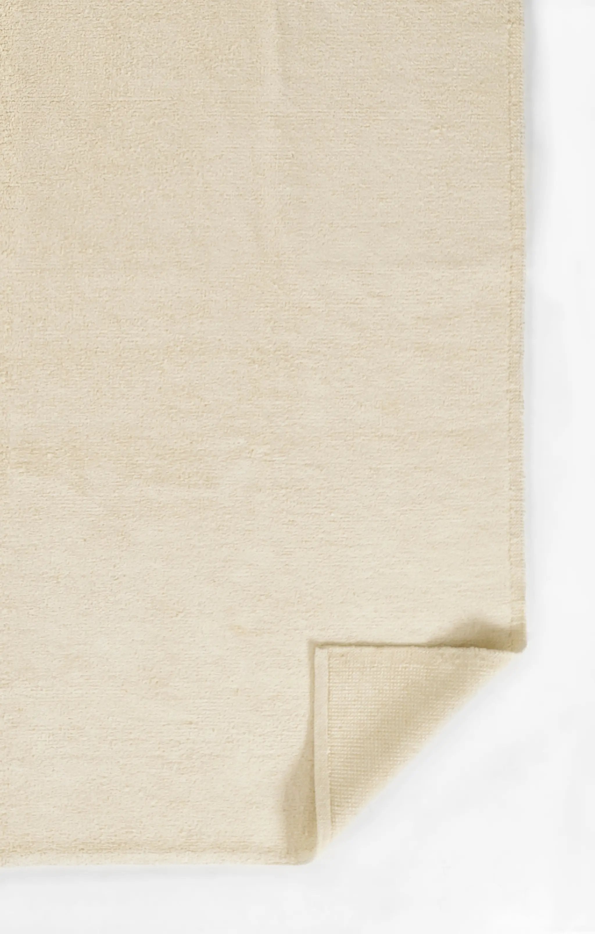 Tavira TAV-1 (Solid) Ivory Area Rug by Pure Salt by Momeni