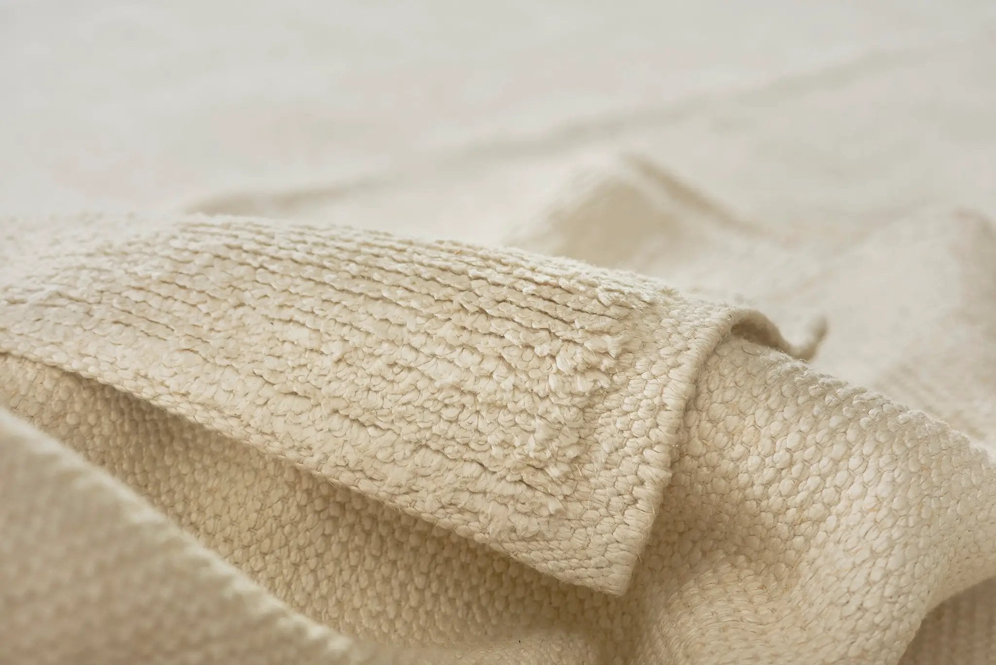 Tavira TAV-1 (Solid) Ivory Area Rug by Pure Salt by Momeni
