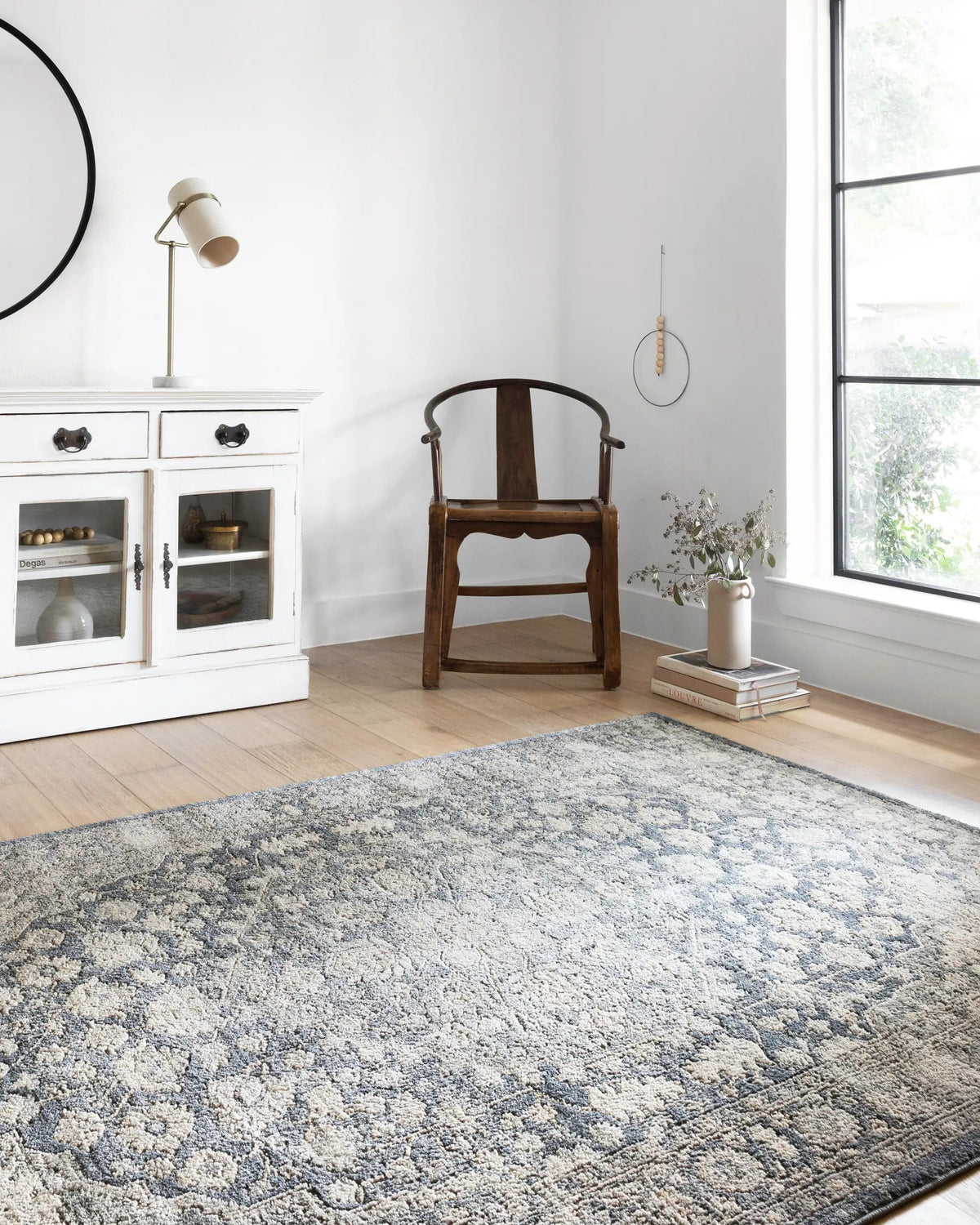 Teagan TEA-01 Denim / Mist Area Rug by Loloi