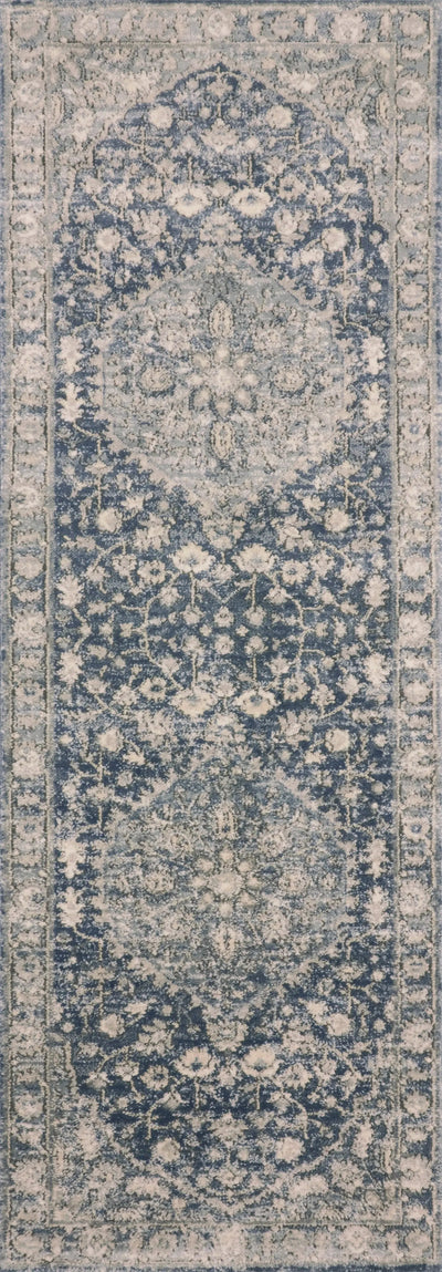 Teagan TEA-01 Denim / Mist Area Rug by Loloi