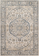 A power-loomed polypropylene and polyester area rug featuring contemporary design and warm natural and light grey tones, the Teagan TEA-01 Natural / Lt. Grey Area Rug adds character to any room