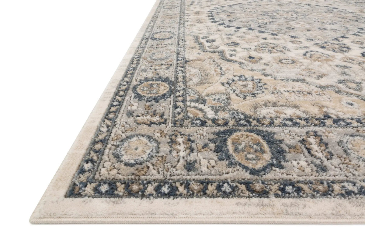 Teagan TEA-01 Natural / Lt. Grey Area Rug by Loloi