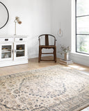 A power-loomed polypropylene and polyester area rug featuring contemporary design and warm natural and light grey tones, the Teagan TEA-01 Natural / Lt. Grey Area Rug adds character to any room