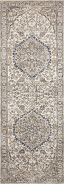 A power-loomed polypropylene and polyester area rug featuring contemporary design and warm natural and light grey tones, the Teagan TEA-01 Natural / Lt. Grey Area Rug adds character to any room