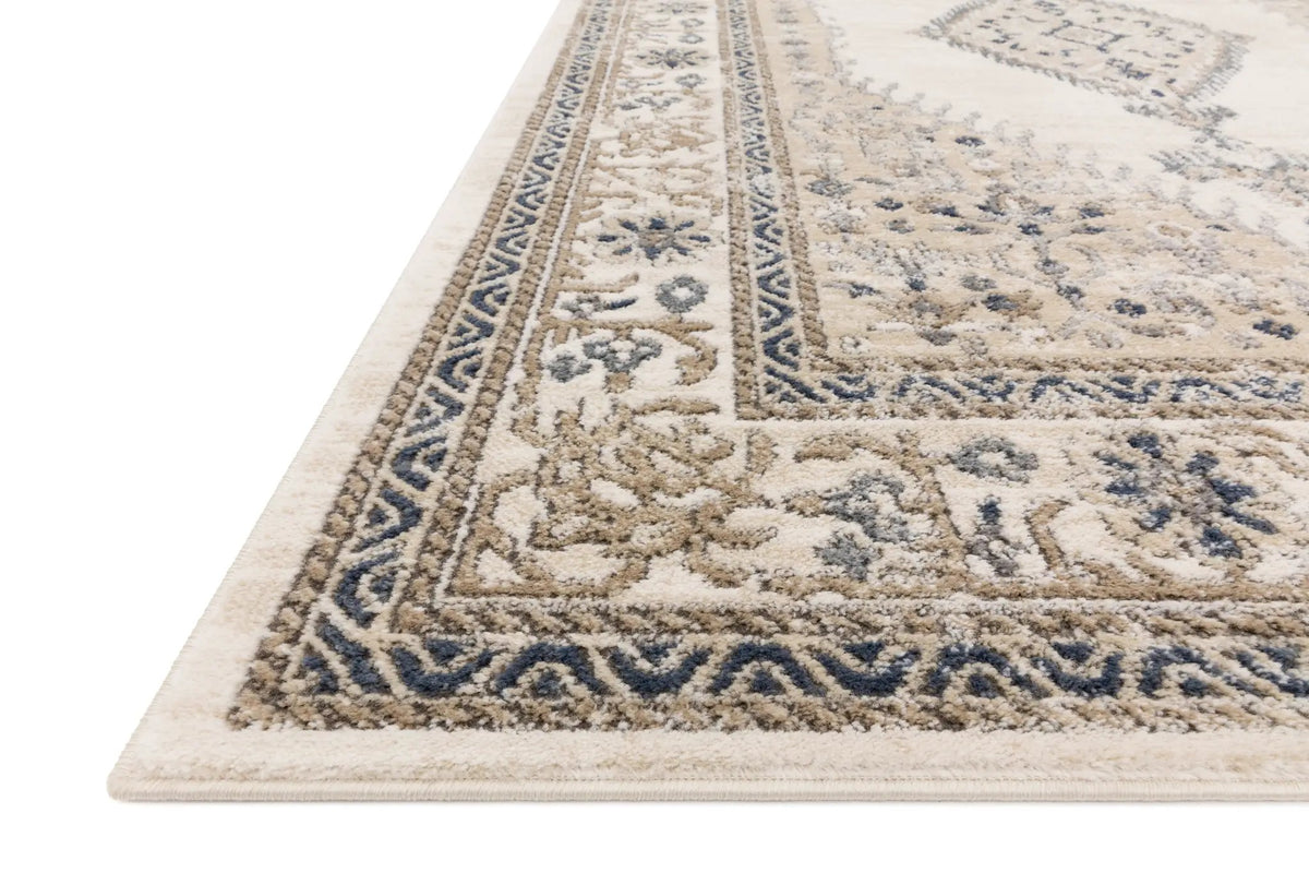 Teagan TEA-02 Oatmeal / Ivory Area Rug by Loloi